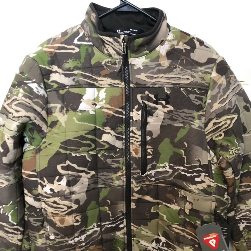 Mens Under Armour Threadborne Forest Camo Jacket